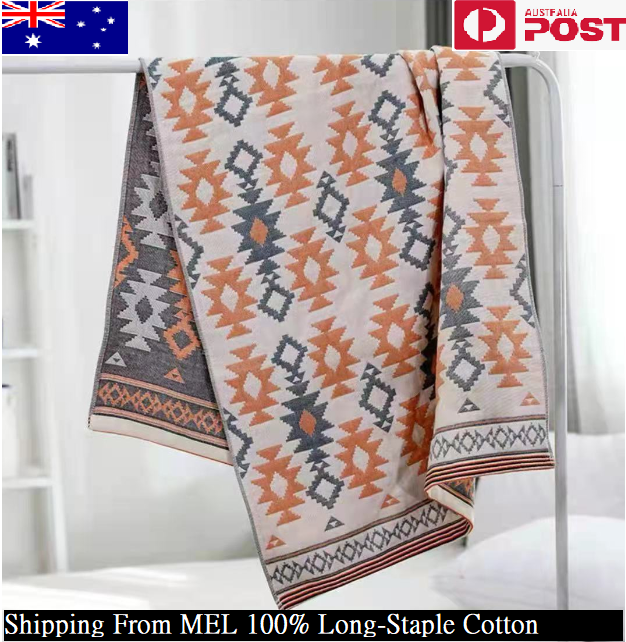 Premium Long-staple Cotton Bath Towels Range in Japanese style Fish Patterns - Navy Blue